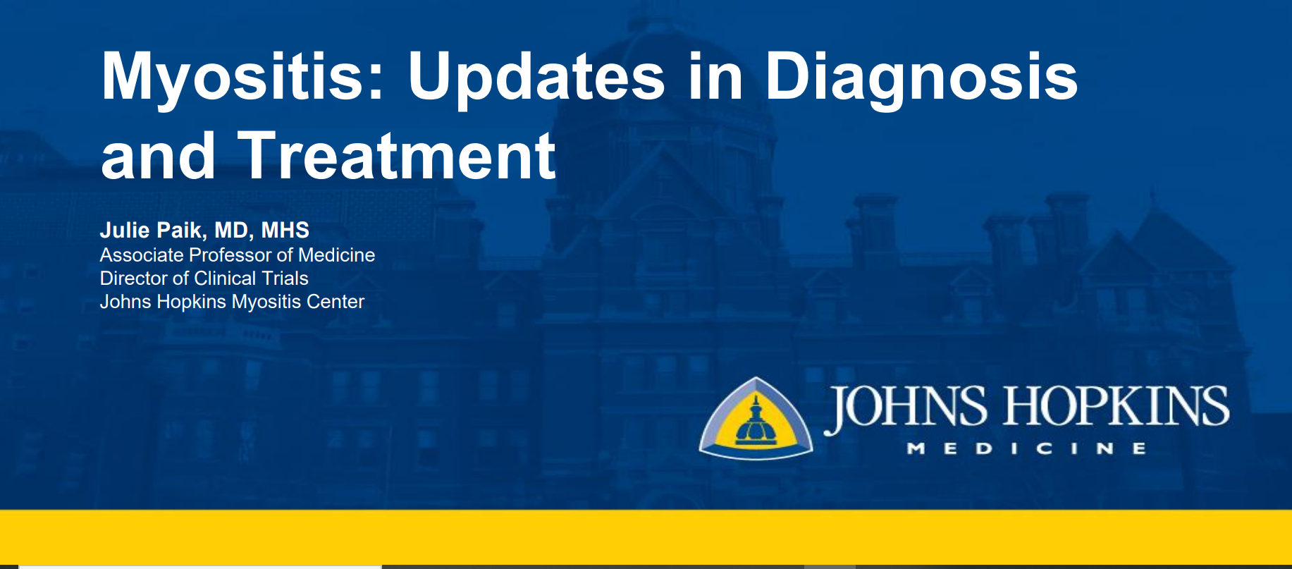 Myositis: Updates In Diagnosis And Treatment | Muscular Dystrophy ...